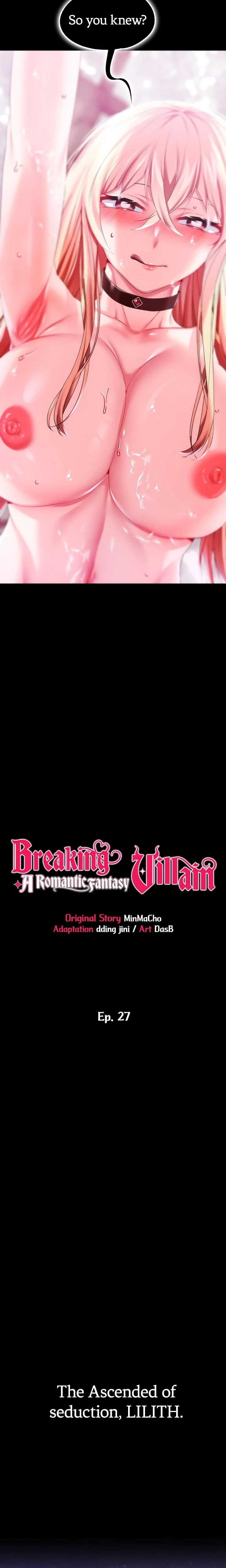 Breaking A Romantic Fantasy Villain Chapter 27 Page 2