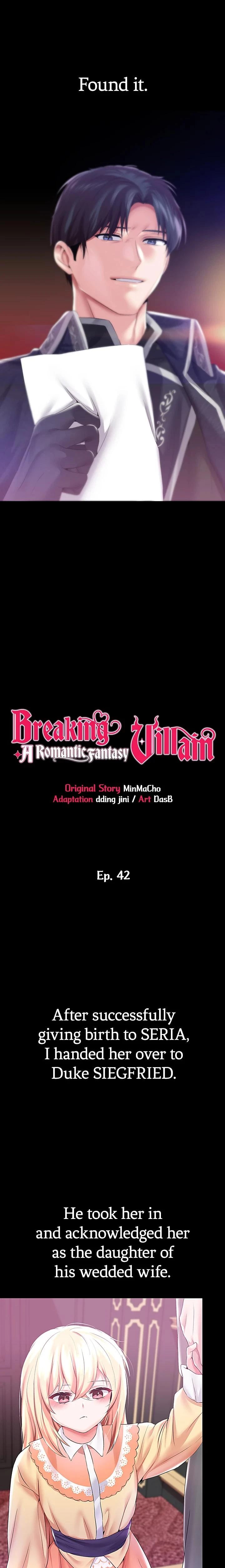 Breaking A Romantic Fantasy Villain Chapter 42 Page 2