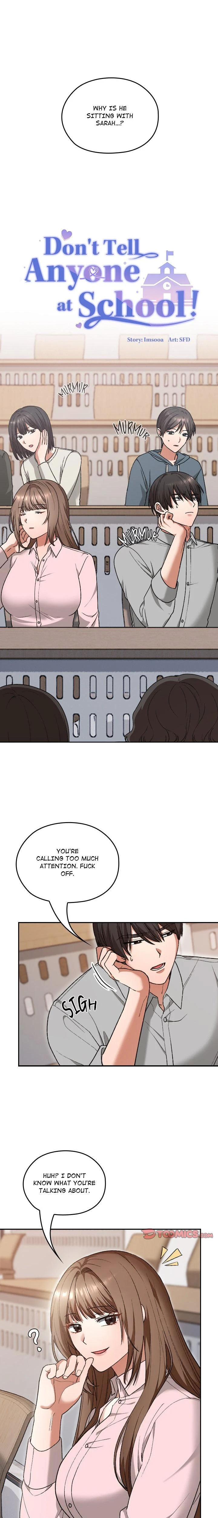Dont Tell Anyone At School Uncensored Chapter 06 Page 8