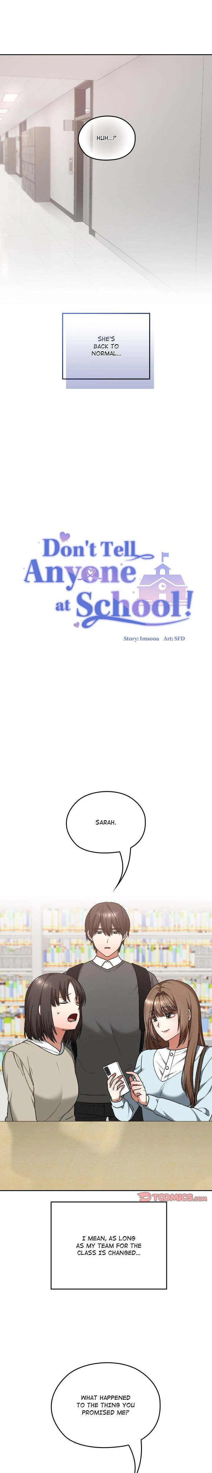 Dont Tell Anyone At School Uncensored Chapter 18 Page 8
