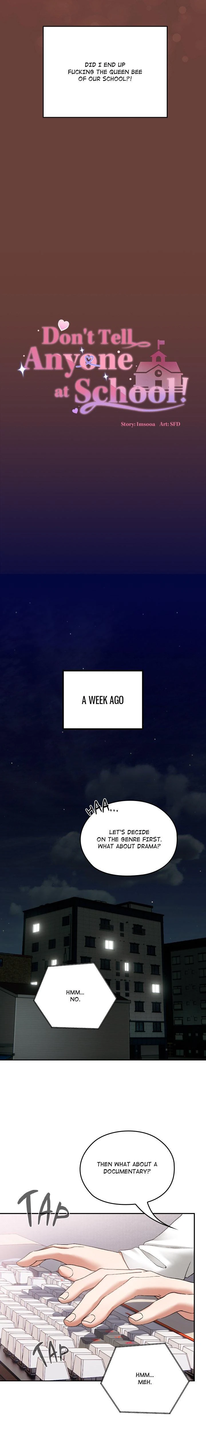 Dont Tell Anyone At School Chapter 01 Page 4