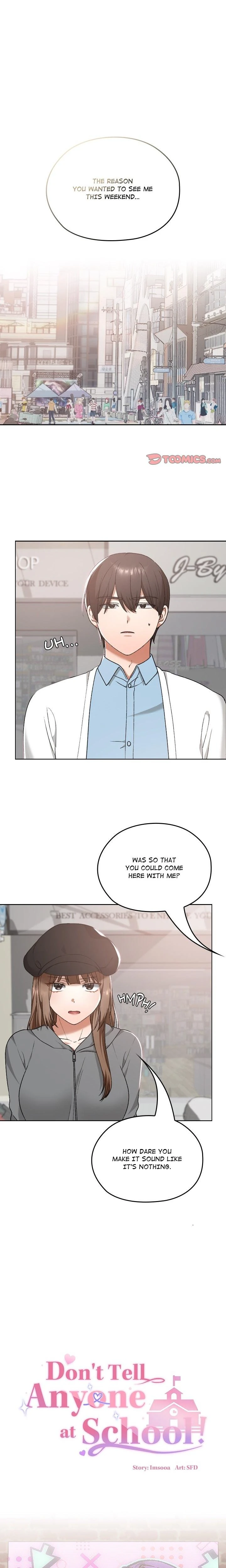 Dont Tell Anyone At School Chapter 12 Page 1