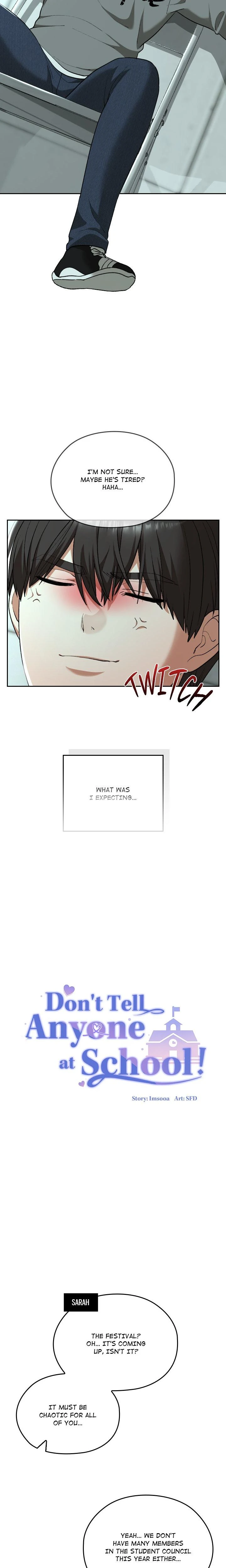 Dont Tell Anyone At School Chapter 33 Page 8