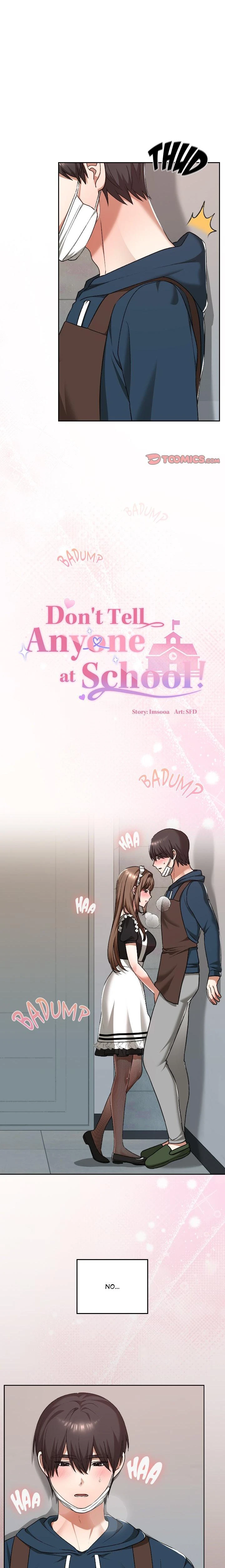 Dont Tell Anyone At School Chapter 35 Page 1