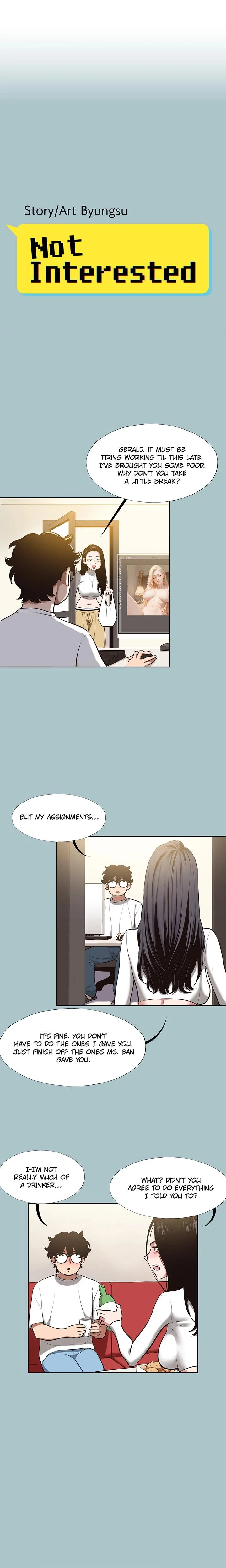 Not Interested Chapter 09 Page 1