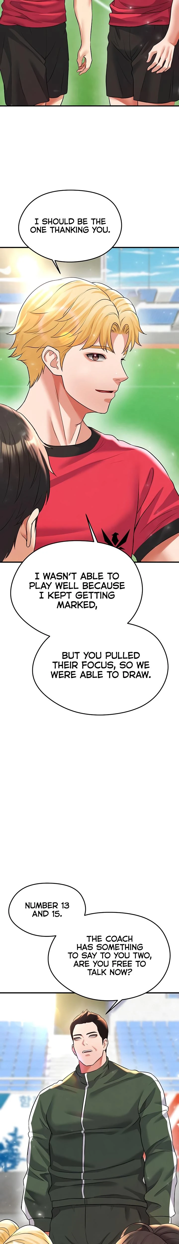This Face Genius Is Good At Soccer Chapter 28 Page 13