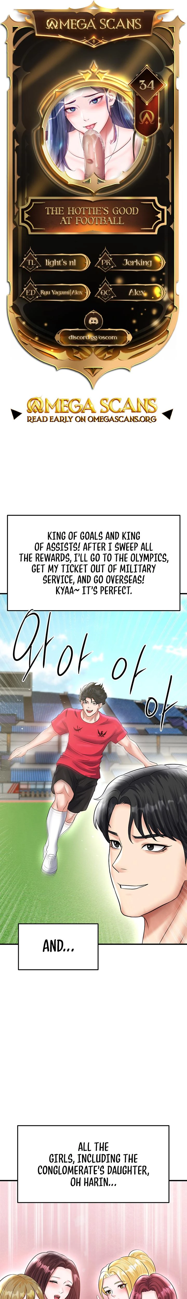 This Face Genius Is Good At Soccer Chapter 34 Page 1