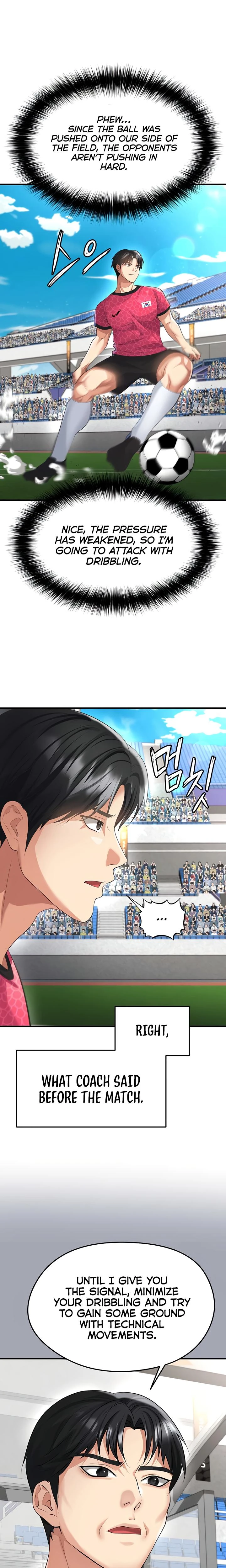 This Face Genius Is Good At Soccer Chapter 47 Page 12