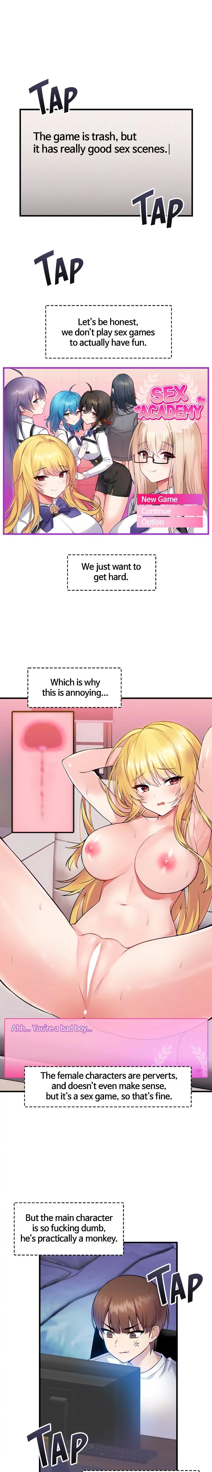 Trapped In A Hentai Game Academy Chapter 01 Page 1