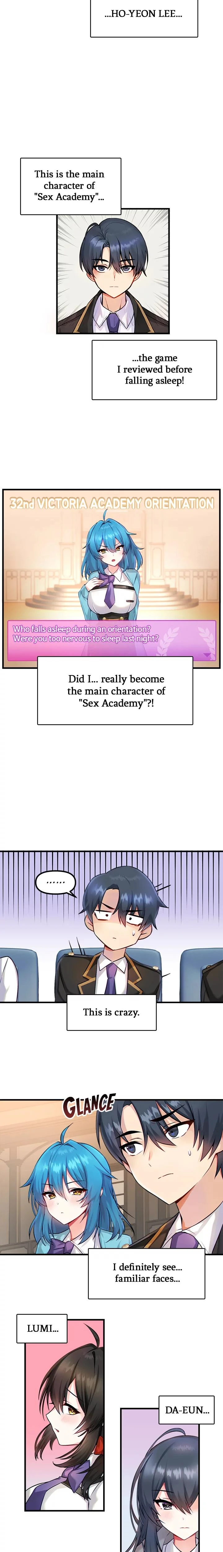 Trapped In A Hentai Game Academy Chapter 01 Page 9