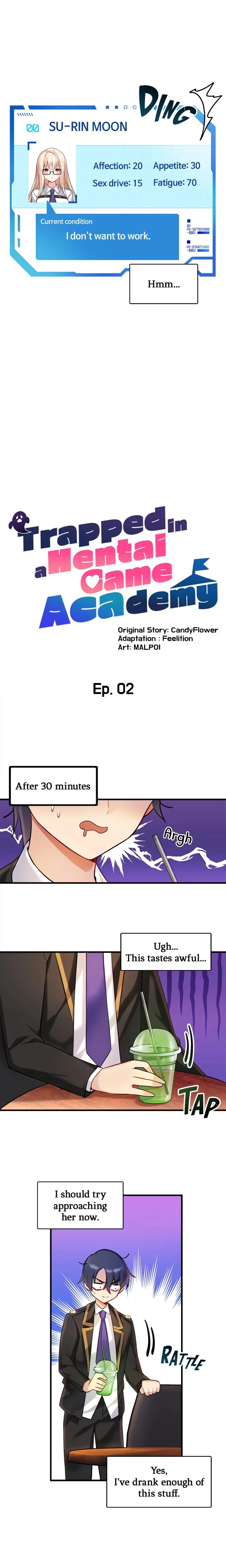 Trapped In A Hentai Game Academy Chapter 02 Page 4