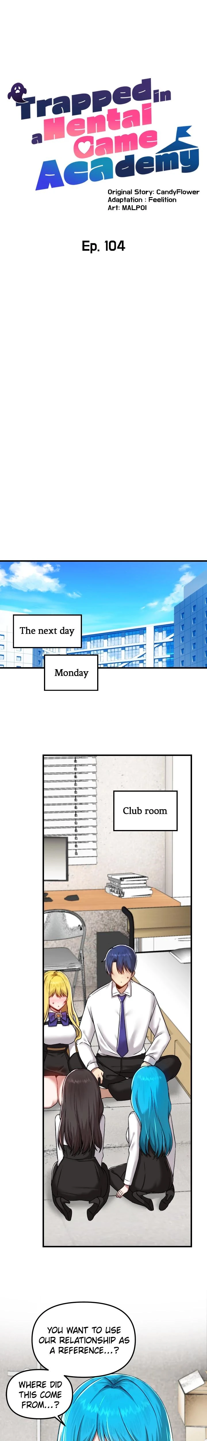 Trapped In A Hentai Game Academy Chapter 104 Page 8