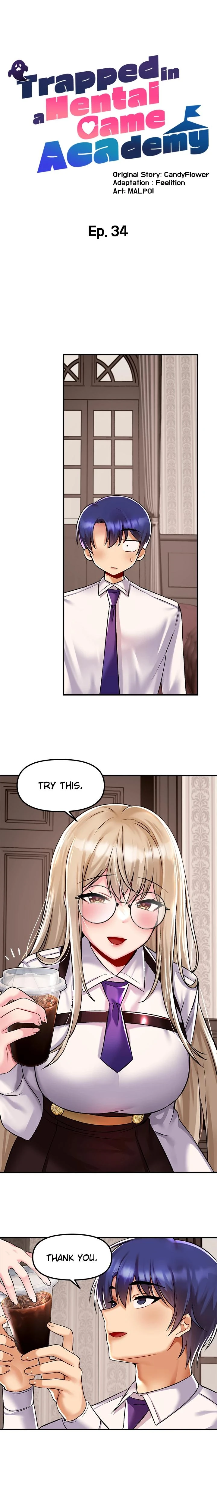 Trapped In A Hentai Game Academy Chapter 34 Page 4