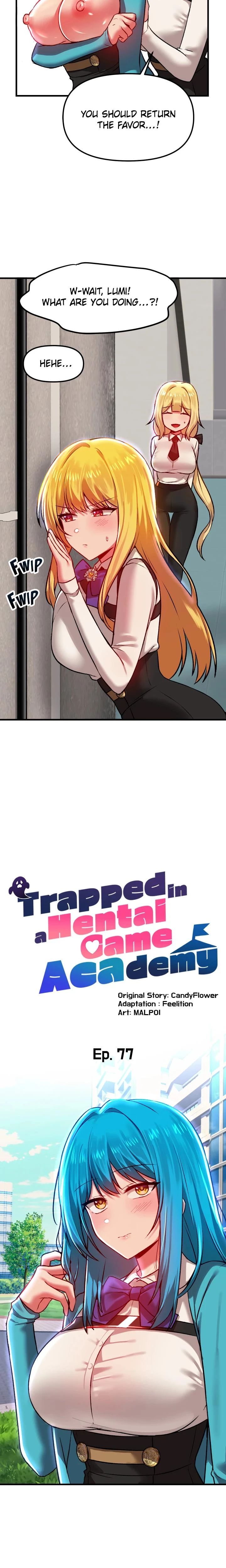 Trapped In A Hentai Game Academy Chapter 77 Page 10