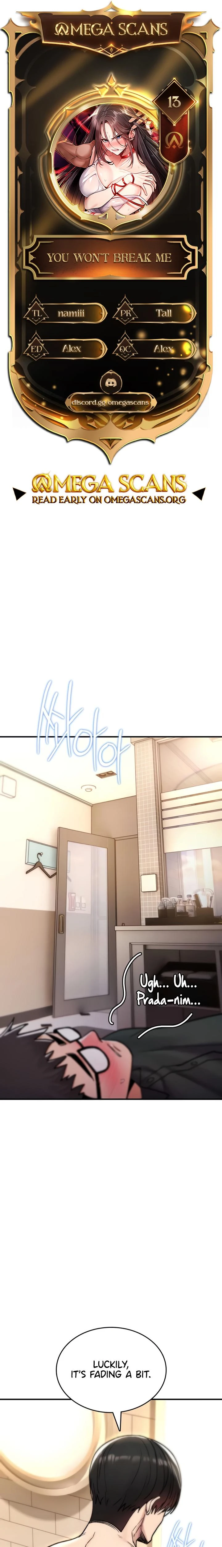 You Wont Break Me Chapter 13 Page 1