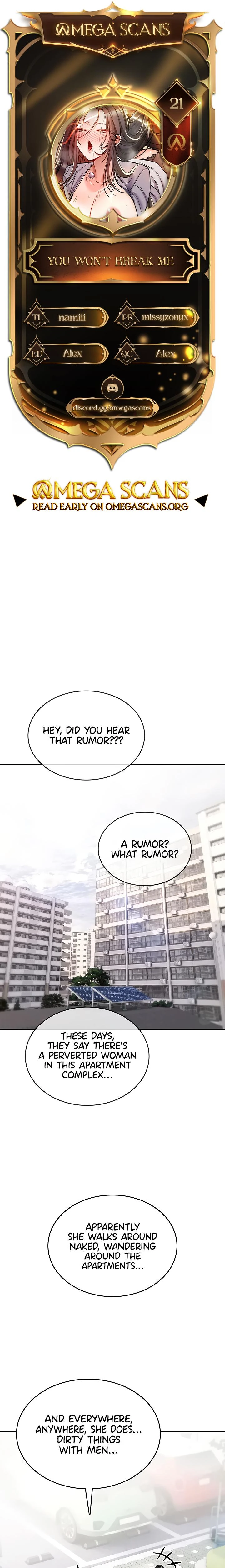 You Wont Break Me Chapter 21 Page 1