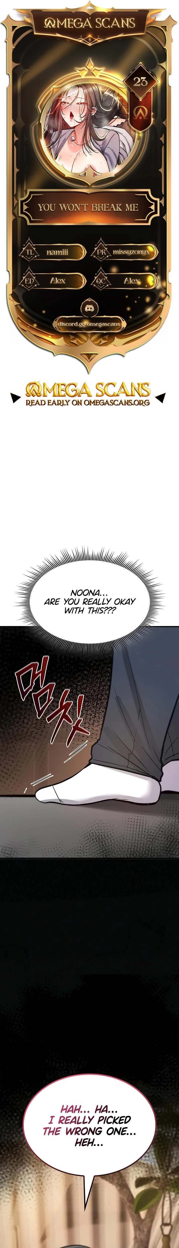 You Wont Break Me Chapter 23 Page 1